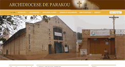 Desktop Screenshot of diocese-parakou.org